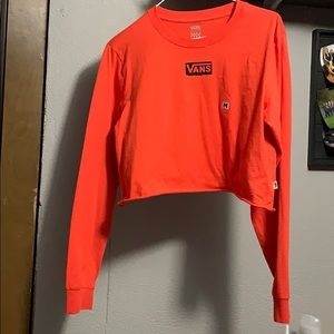 Cropped Long sleeve Vans shirt